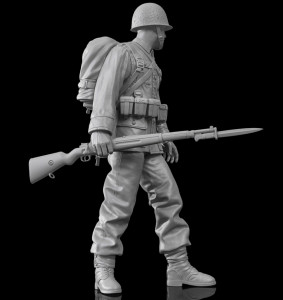 żolnierz z kbk Mauser wz.29